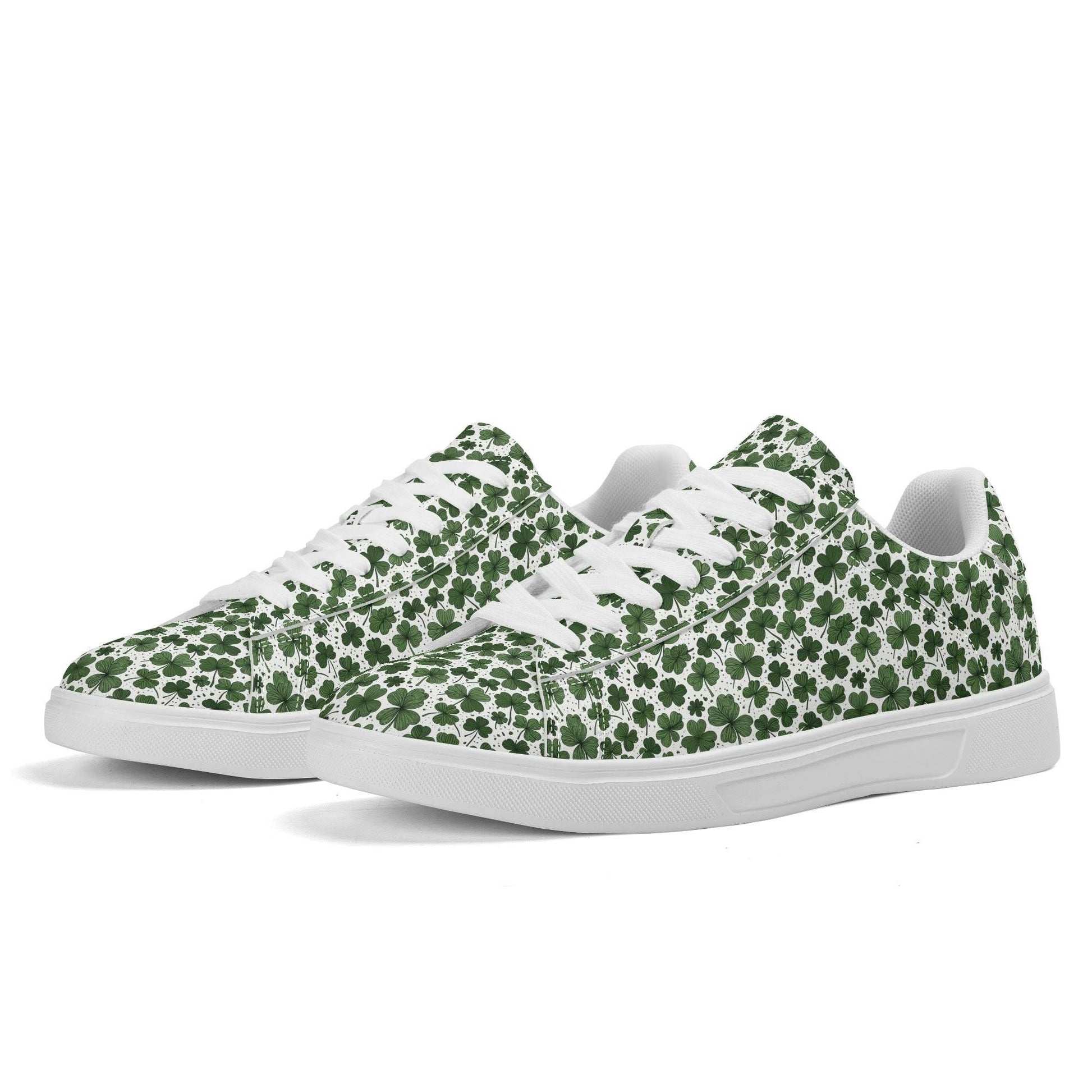 Clovers Adult Lightweight Brand Low Top Leather Shoes - DeRose Seasonal