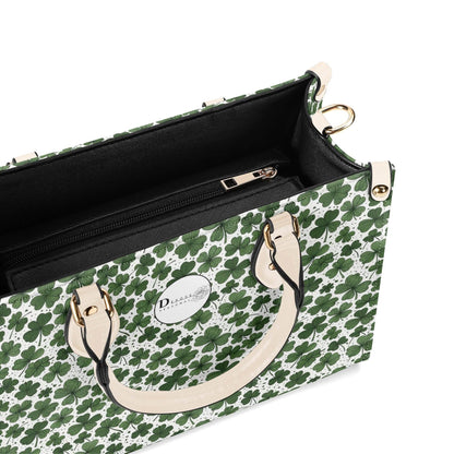 Clovers Luxury Women Leather Handbag (3 sizes) - DeRose Seasonal