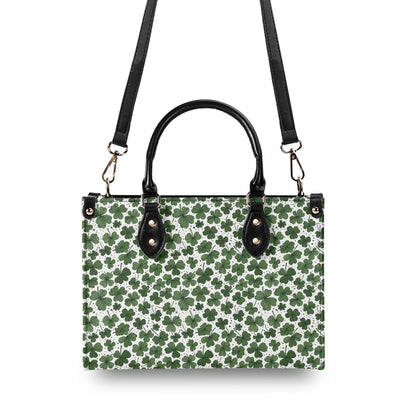 Clovers Luxury Women Leather Handbag (3 sizes) - DeRose Seasonal