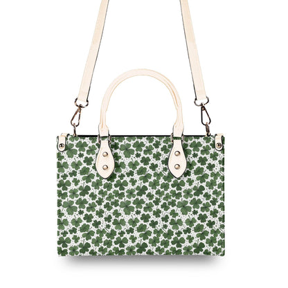 Clovers Luxury Women Leather Handbag (3 sizes) - DeRose Seasonal