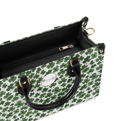 Clovers Luxury Women Leather Handbag (3 sizes) - DeRose Seasonal