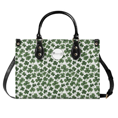 Clovers Luxury Women Leather Handbag (3 sizes) - DeRose Seasonal