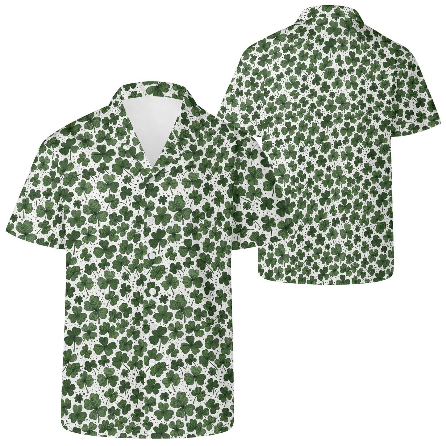 Clovers Men's Casual Hawaiian Shirt - DeRose Seasonal