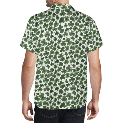 Clovers Men's Casual Hawaiian Shirt - DeRose Seasonal