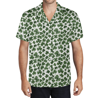 Clovers Men's Casual Hawaiian Shirt - DeRose Seasonal