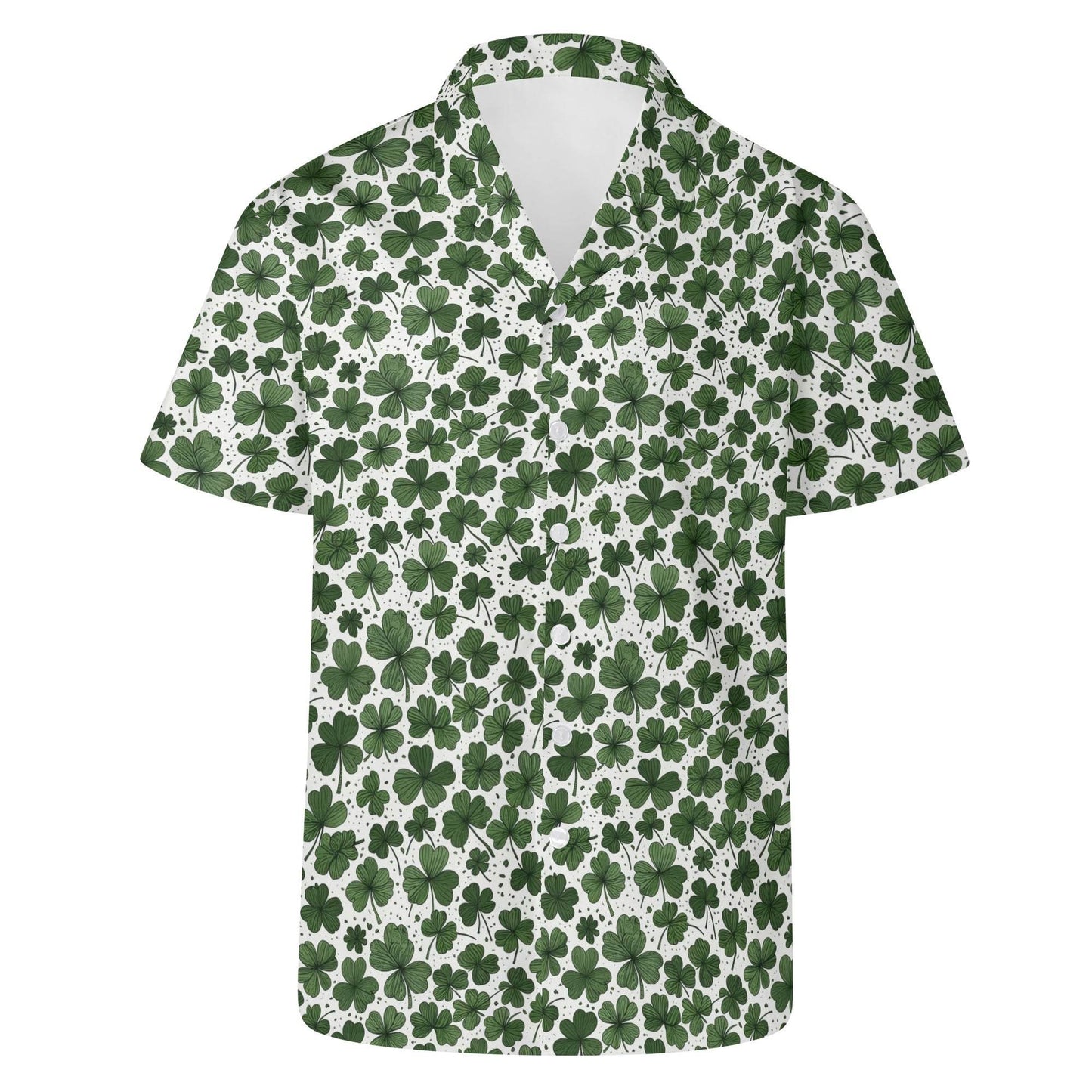 Clovers Men's Casual Hawaiian Shirt - DeRose Seasonal