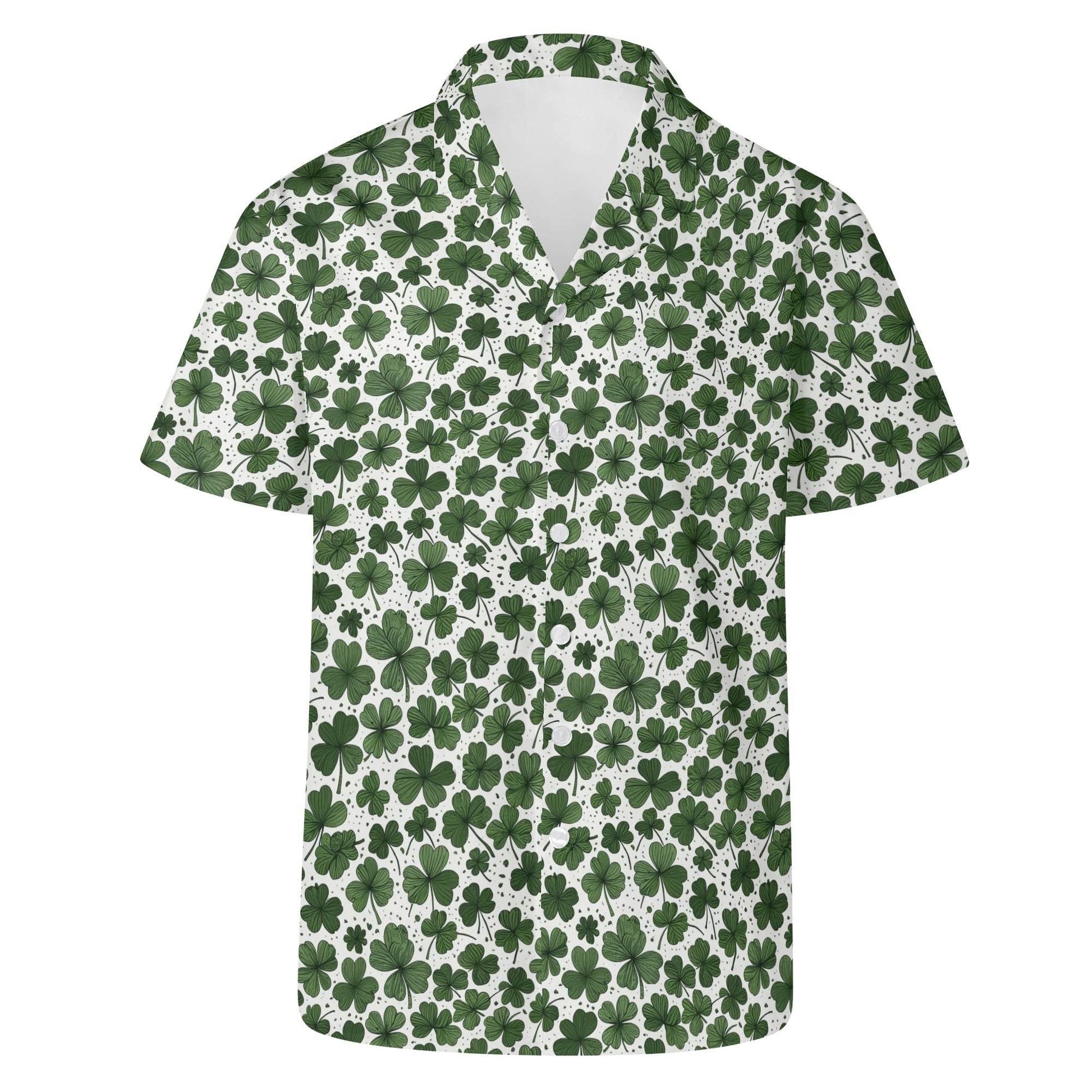 Clovers Men's Casual Hawaiian Shirt - DeRose Seasonal