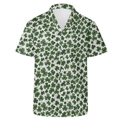 Clovers Men's Casual Hawaiian Shirt - DeRose Seasonal