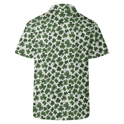 Clovers Men's Casual Hawaiian Shirt - DeRose Seasonal