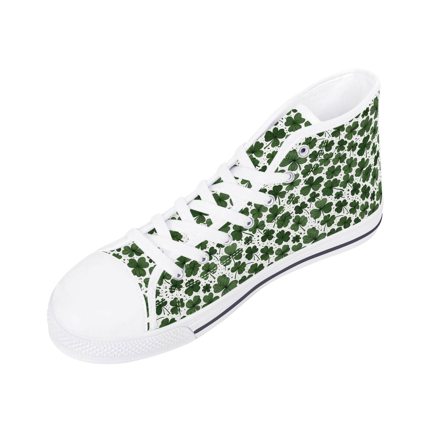 Clovers Men's High Top Canvas Shoes - DeRose Seasonal