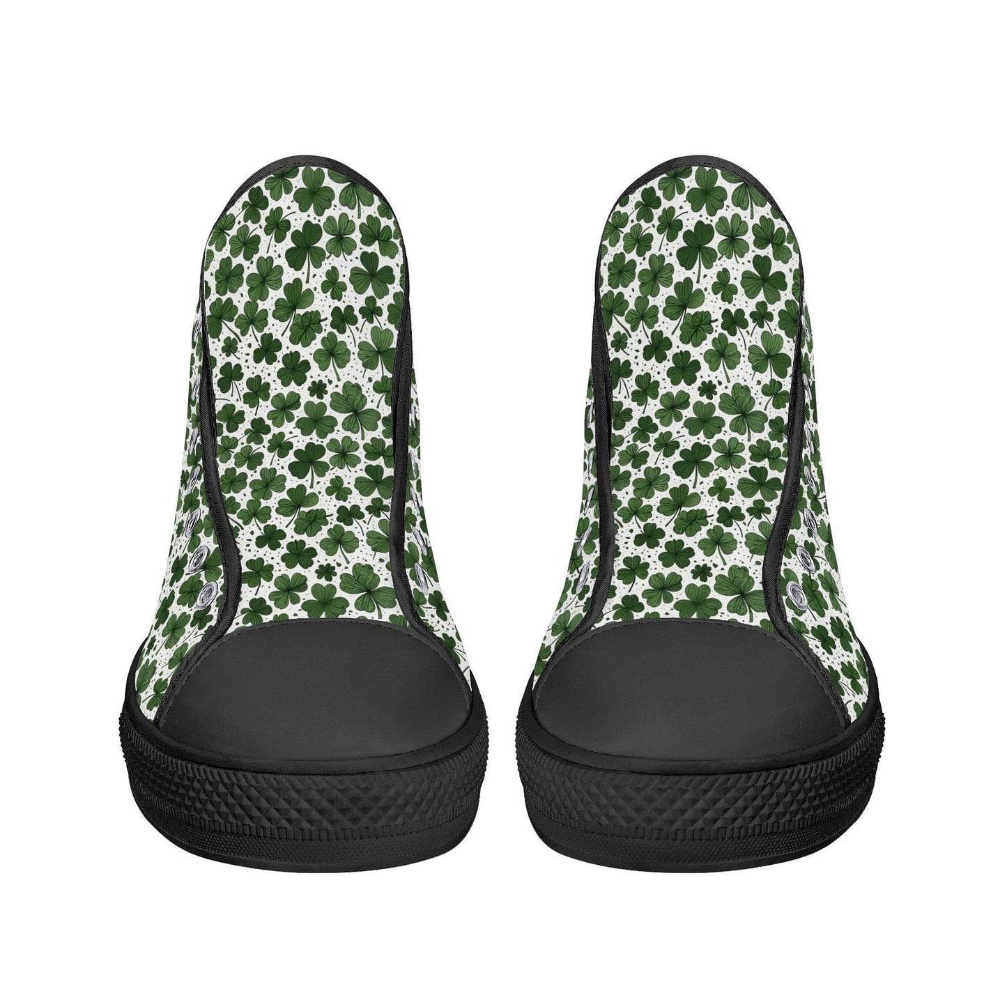 Clovers Men's High Top Canvas Shoes - DeRose Seasonal