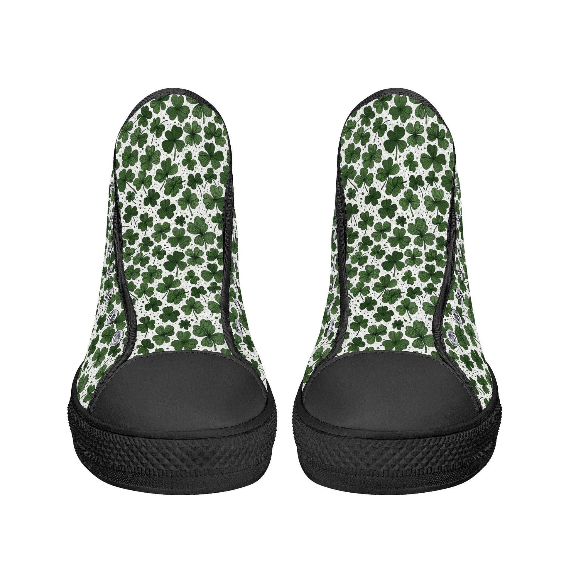 Clovers Men's High Top Canvas Shoes - DeRose Seasonal
