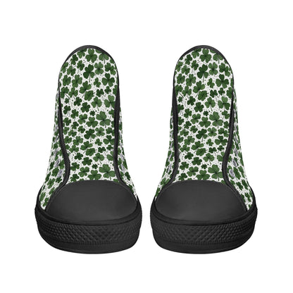 Clovers Men's High Top Canvas Shoes - DeRose Seasonal