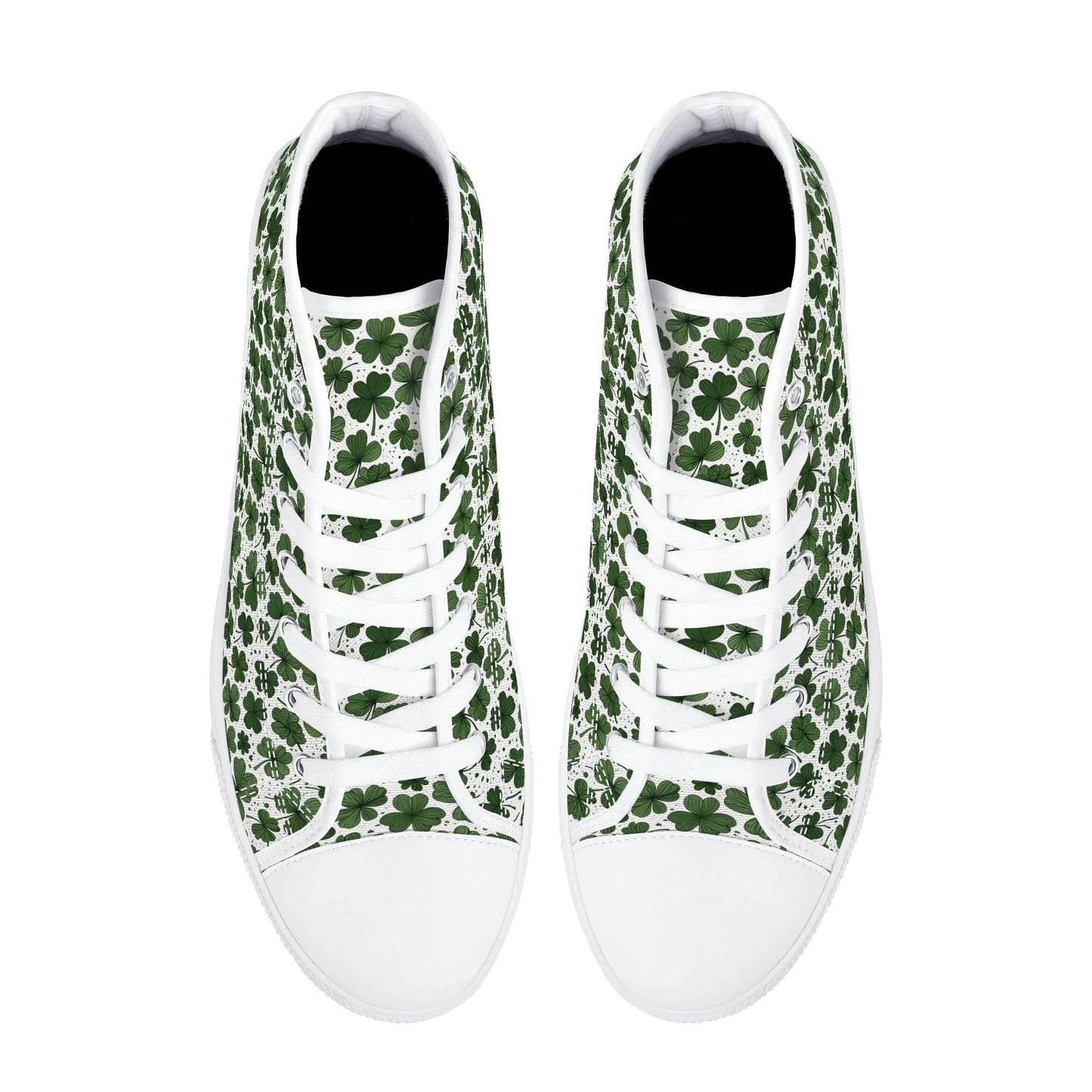 Clovers Men's High Top Canvas Shoes - DeRose Seasonal