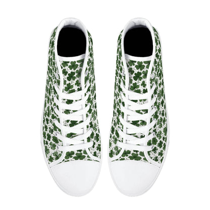 Clovers Men's High Top Canvas Shoes - DeRose Seasonal