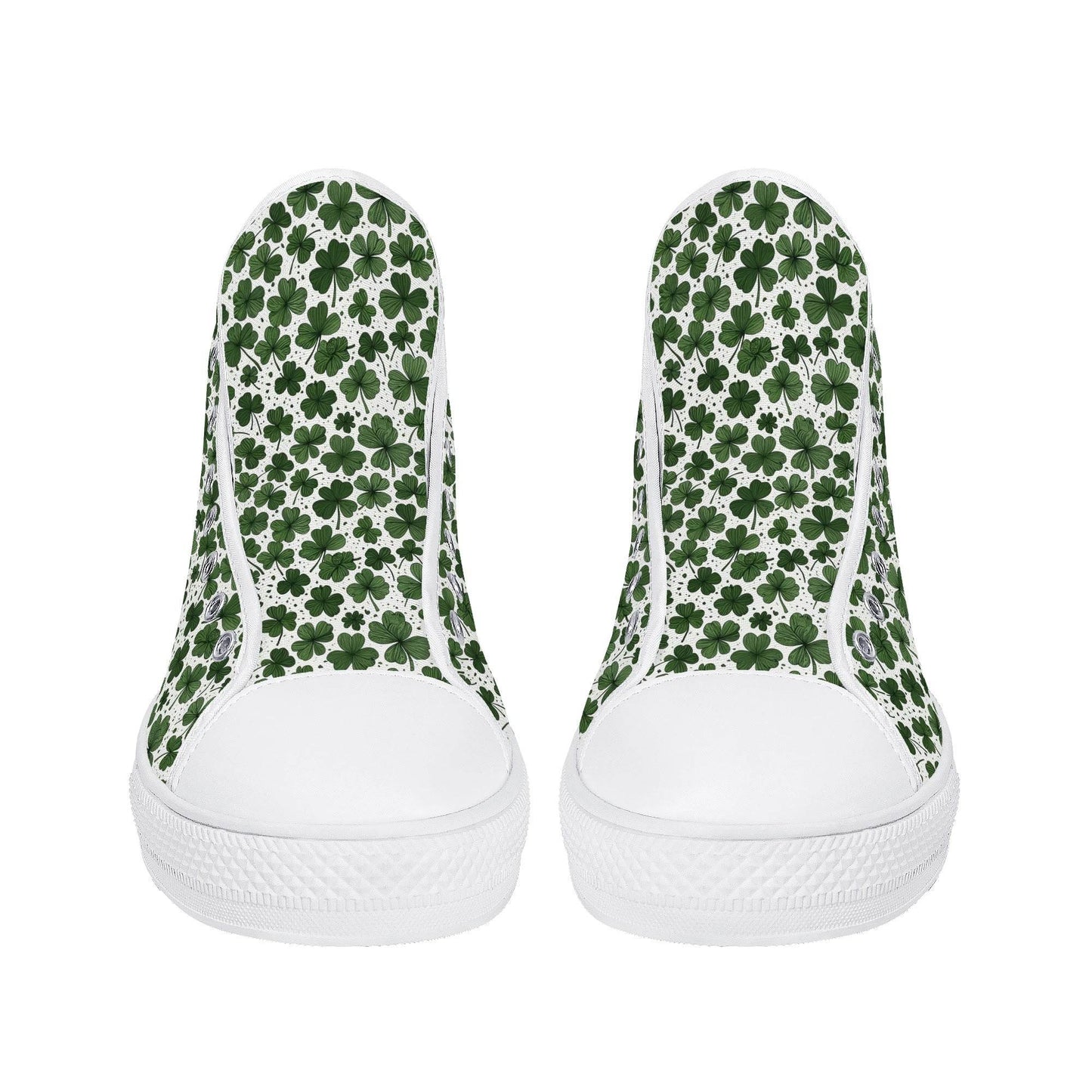 Clovers Men's High Top Canvas Shoes - DeRose Seasonal