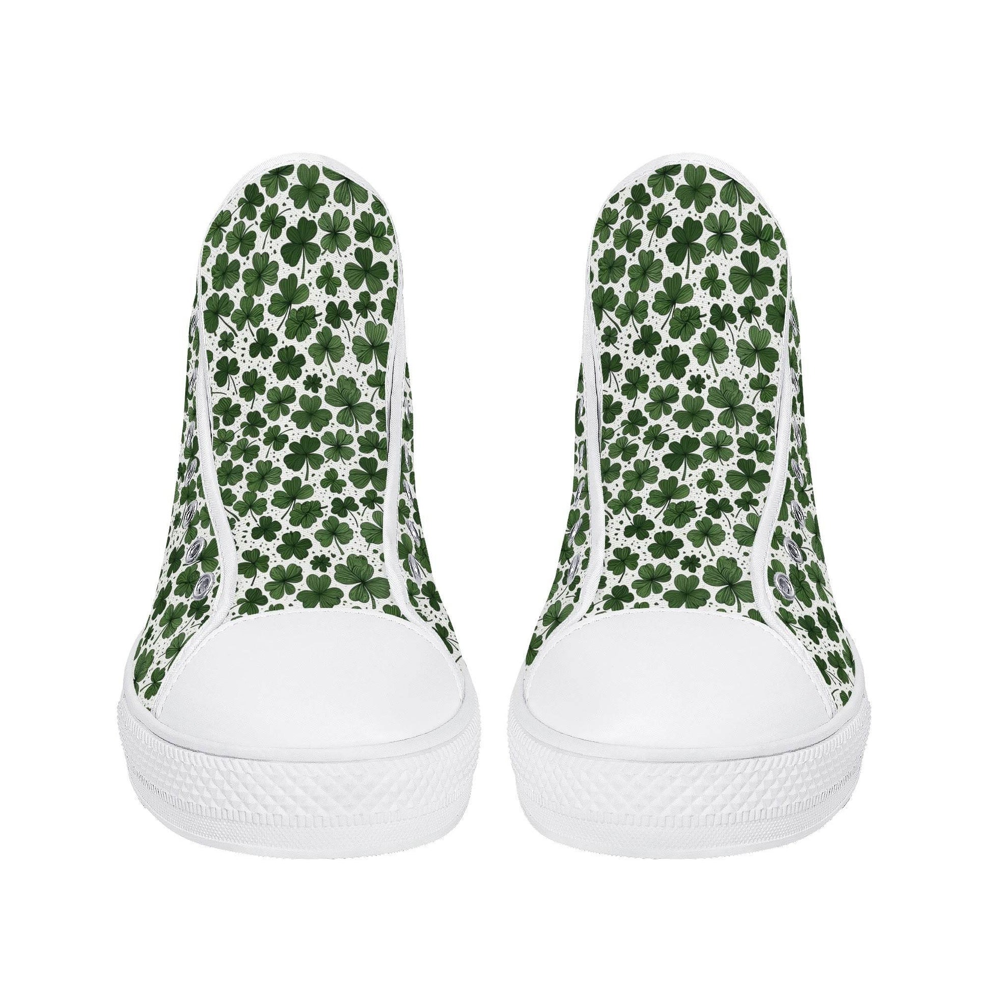 Clovers Men's High Top Canvas Shoes - DeRose Seasonal
