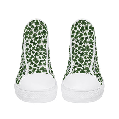Clovers Men's High Top Canvas Shoes - DeRose Seasonal