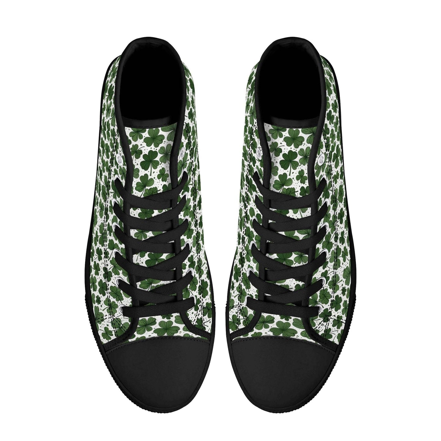 Clovers Men's High Top Canvas Shoes - DeRose Seasonal