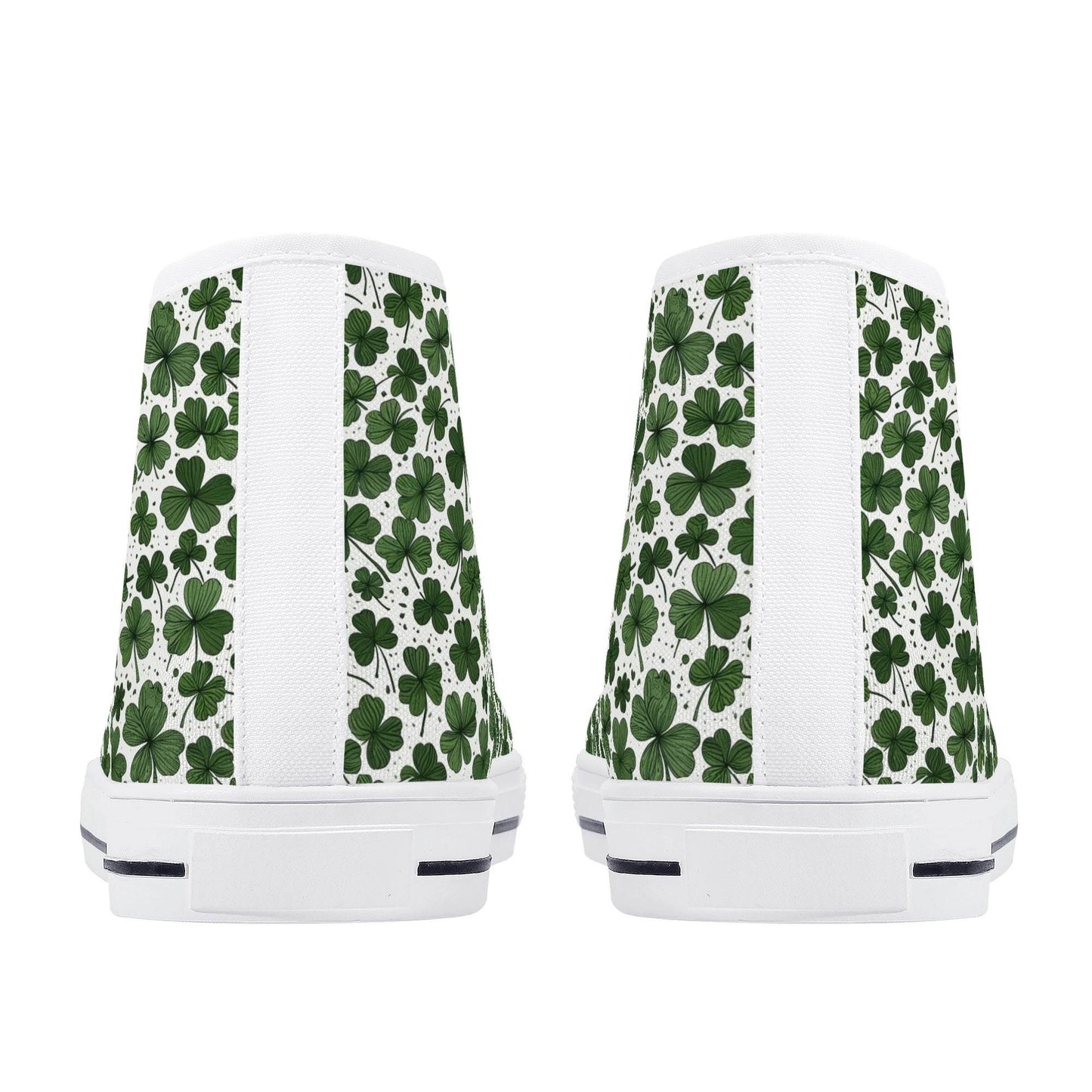 Clovers Men's High Top Canvas Shoes - DeRose Seasonal