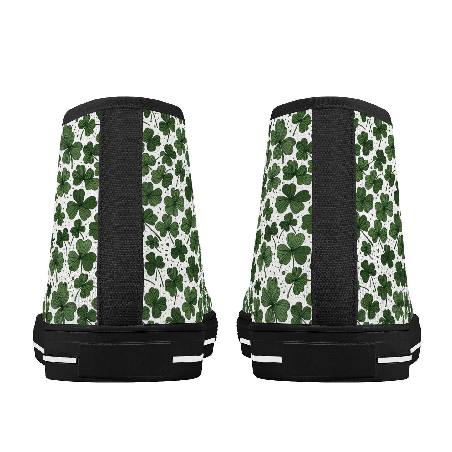 Clovers Men's High Top Canvas Shoes - DeRose Seasonal