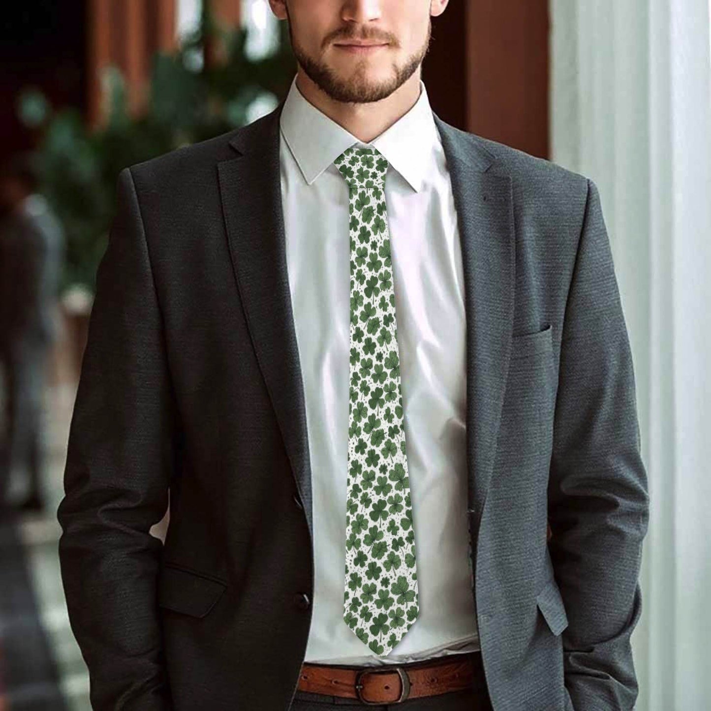 Clovers Men's Necktie - DeRose Seasonal