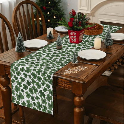 Clovers Polyester Table Runner - DeRose Seasonal