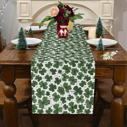 Clovers Polyester Table Runner - DeRose Seasonal