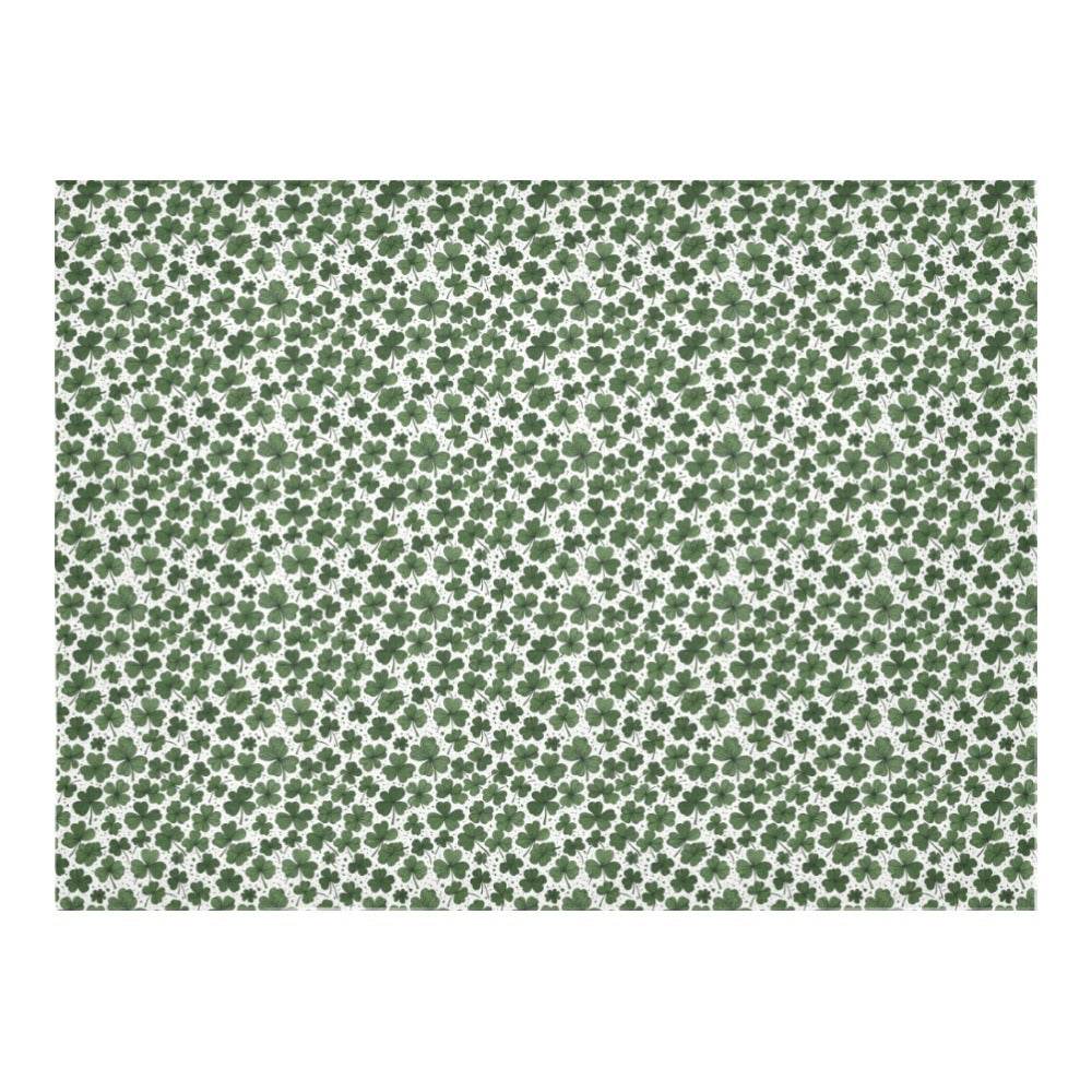 Clovers Polyester Tablecloth Polyester Tablecloth 70"x 52" DeRose Seasonal