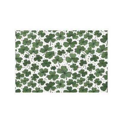 Clovers Table Placemat (set of 6) Placemats 12" x 18" (Set of 6) DeRose Seasonal