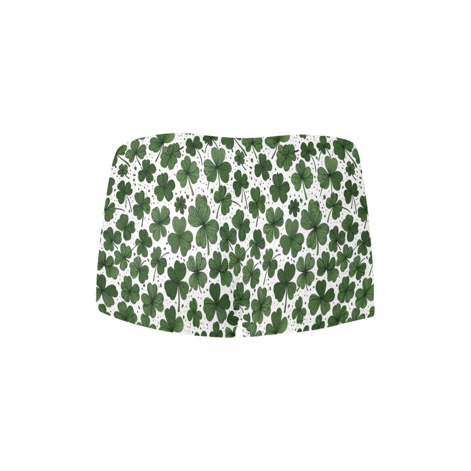 Clovers Women's Underwear Briefs Women's Boyshort Panties (Model L31) - DeRose Seasonal