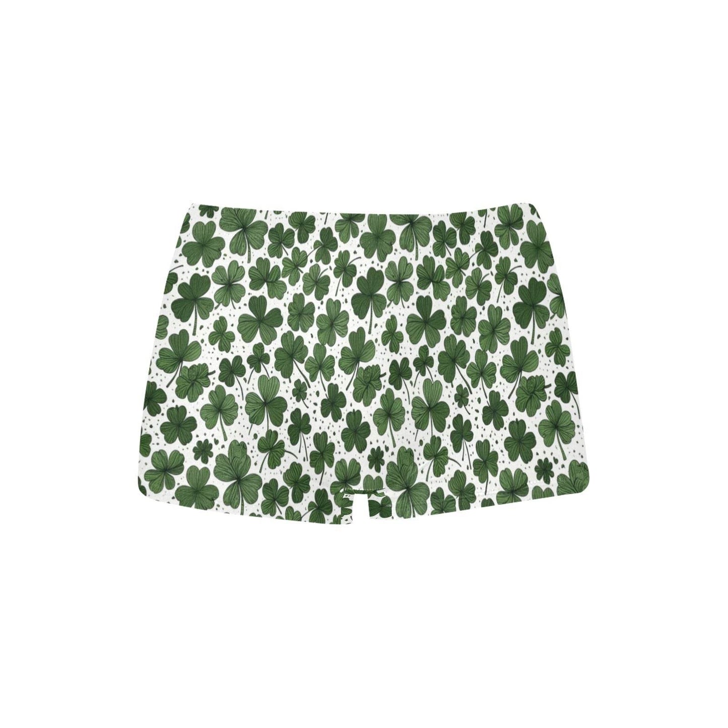 Clovers Women's Underwear Briefs Women's Boyshort Panties (Model L31) - DeRose Seasonal
