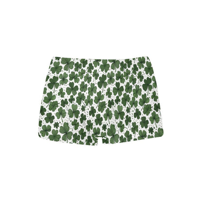 Clovers Women's Underwear Briefs Women's Boyshort Panties (Model L31) - DeRose Seasonal