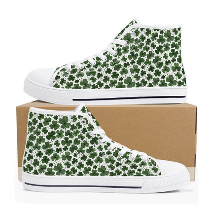 Clovers Women's High Top Canvas Shoes - DeRose Seasonal