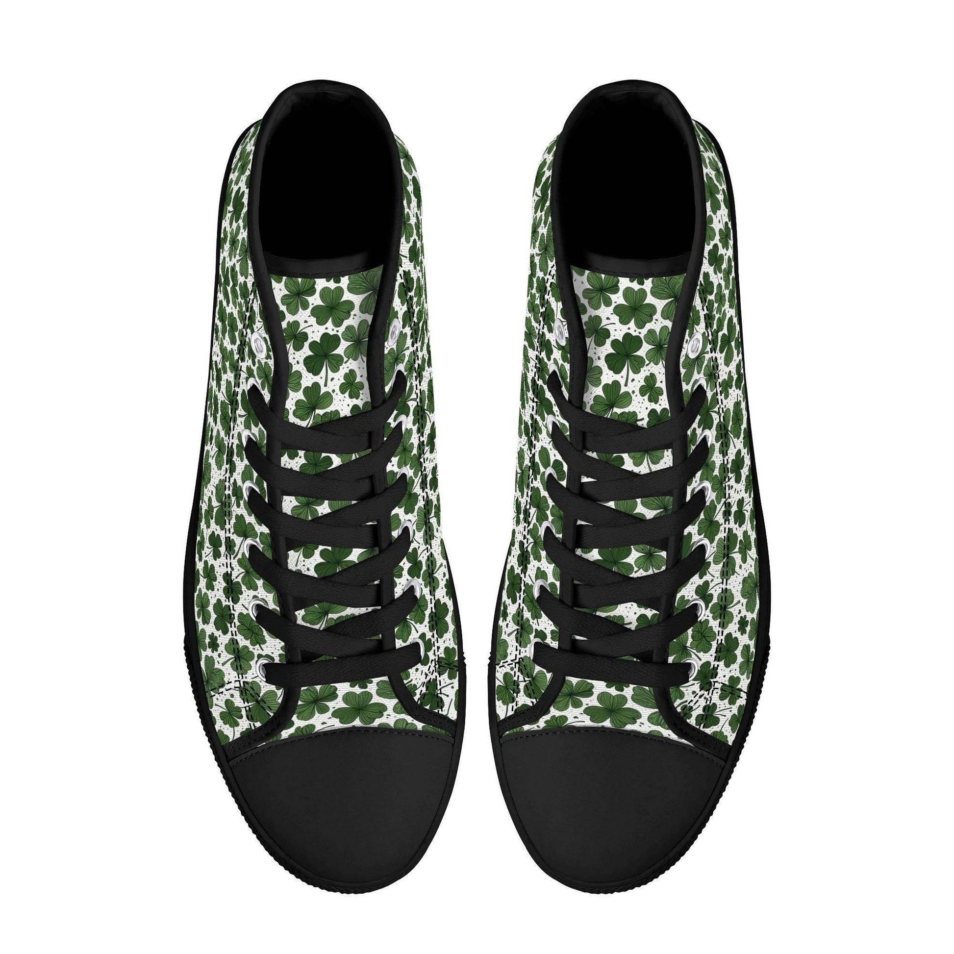 Clovers Women's High Top Canvas Shoes - DeRose Seasonal