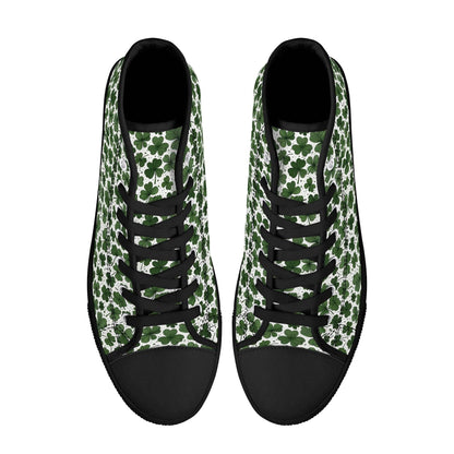 Clovers Women's High Top Canvas Shoes - DeRose Seasonal