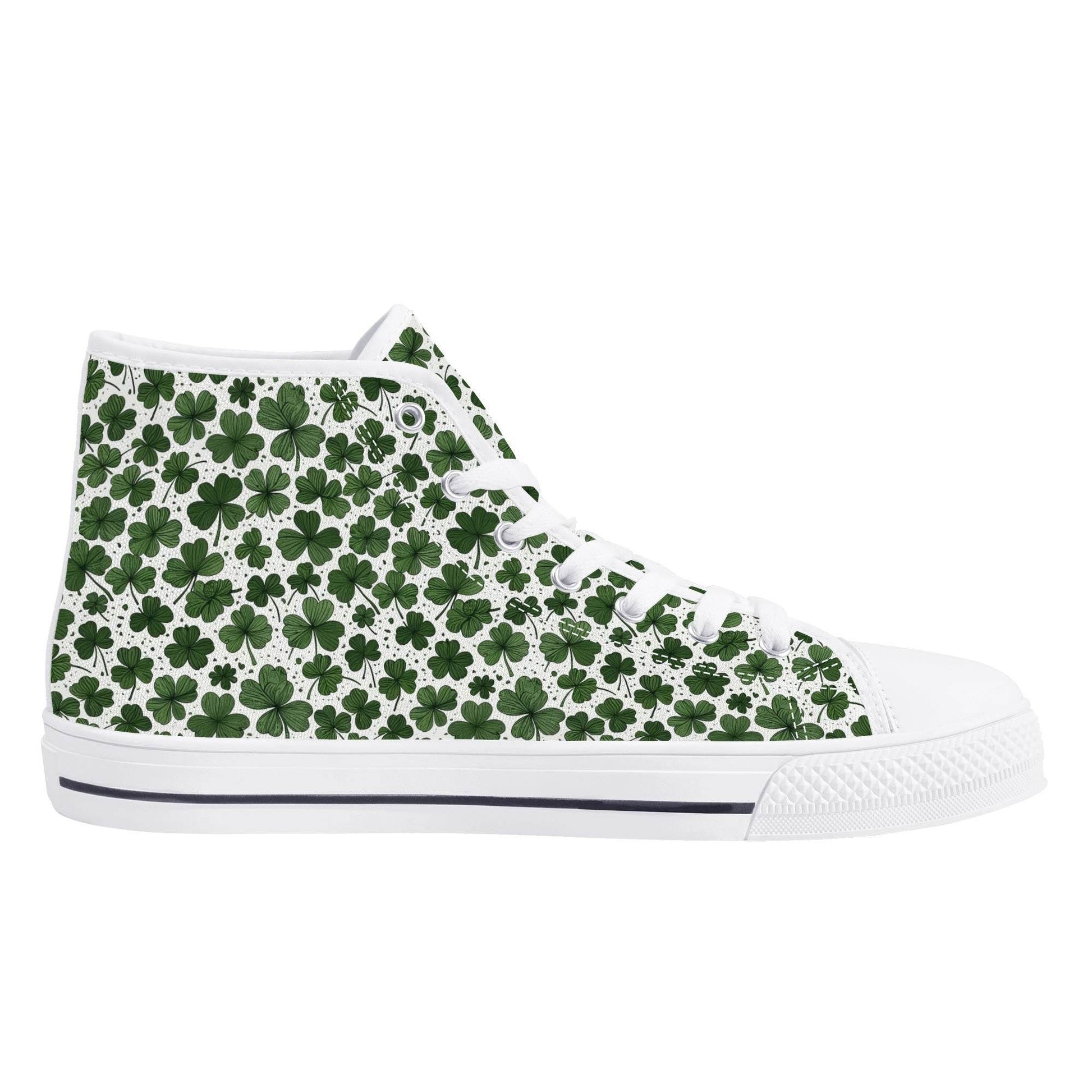 Clovers Women's High Top Canvas Shoes - DeRose Seasonal