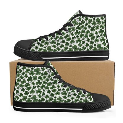 Clovers Women's High Top Canvas Shoes - DeRose Seasonal