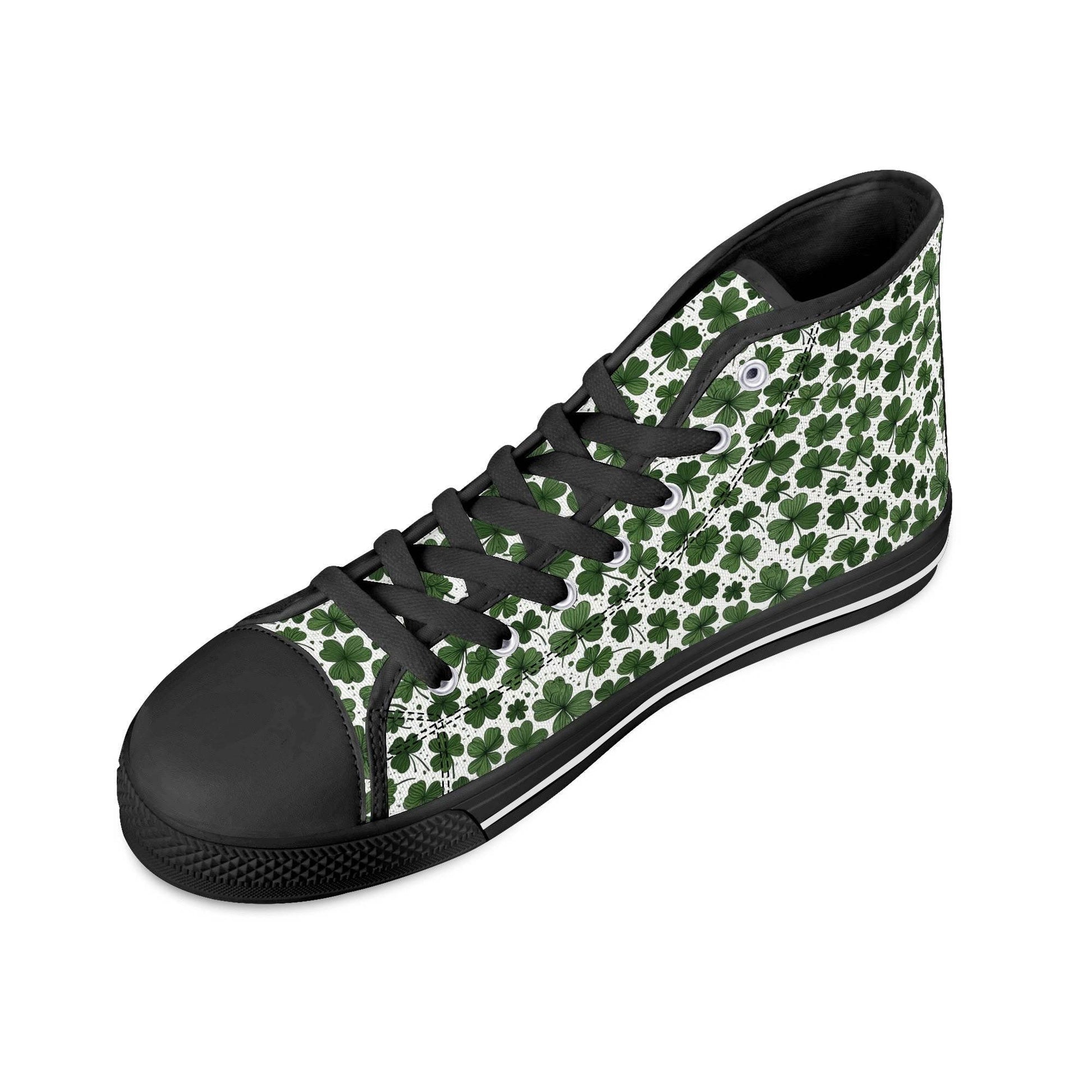 Clovers Women's High Top Canvas Shoes - DeRose Seasonal