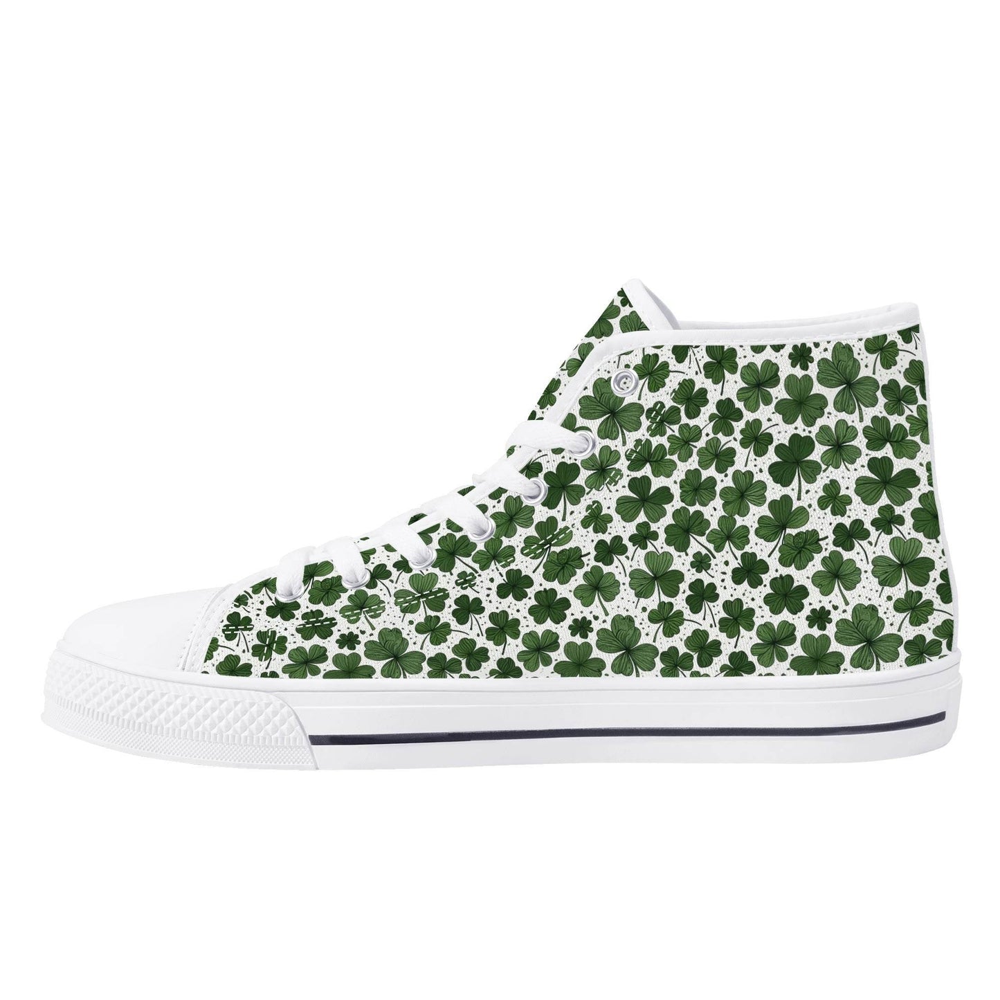 Clovers Women's High Top Canvas Shoes - DeRose Seasonal