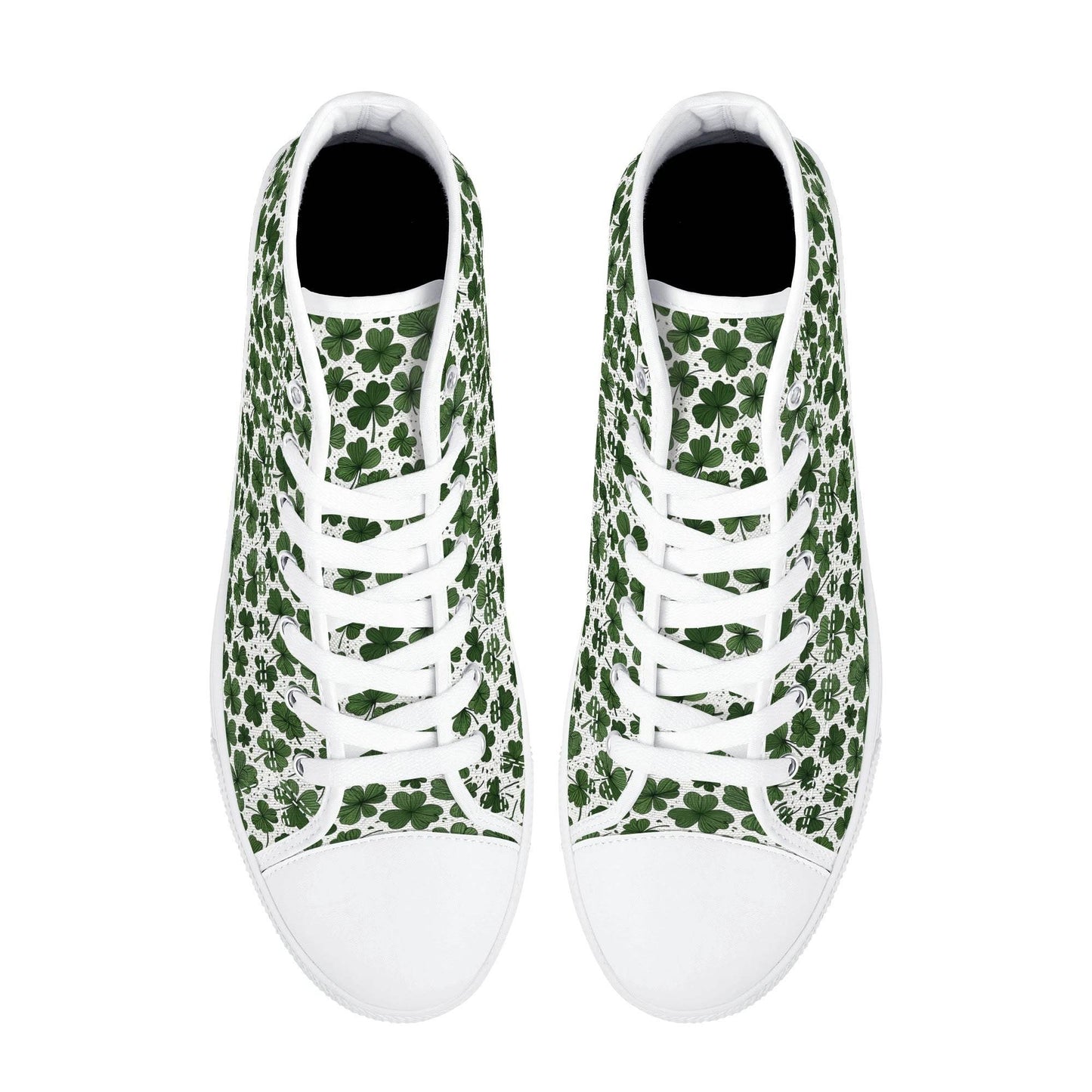 Clovers Women's High Top Canvas Shoes - DeRose Seasonal