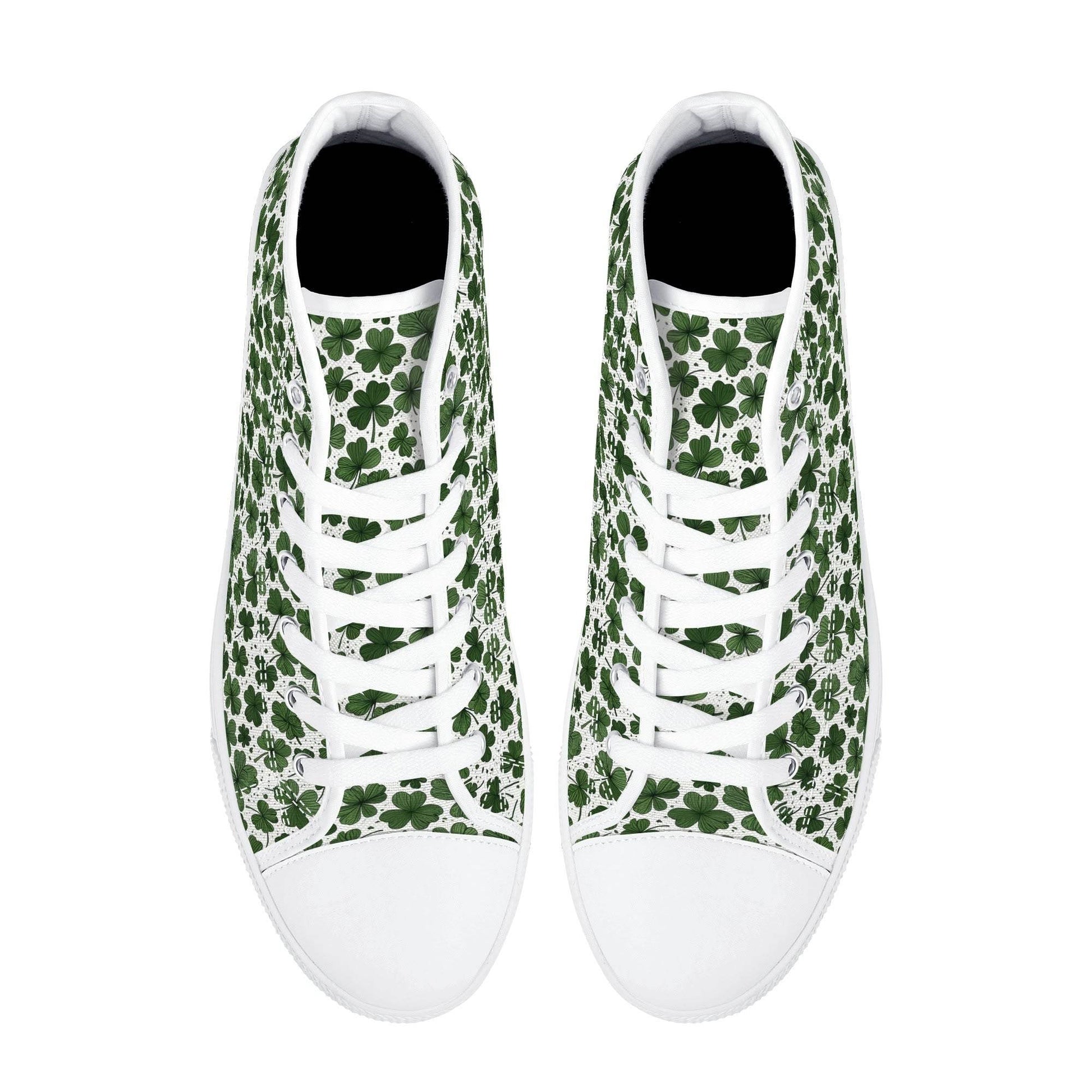 Clovers Women's High Top Canvas Shoes - DeRose Seasonal