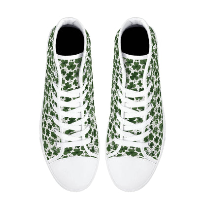 Clovers Women's High Top Canvas Shoes - DeRose Seasonal