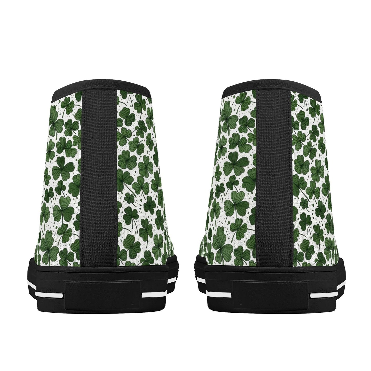 Clovers Women's High Top Canvas Shoes - DeRose Seasonal