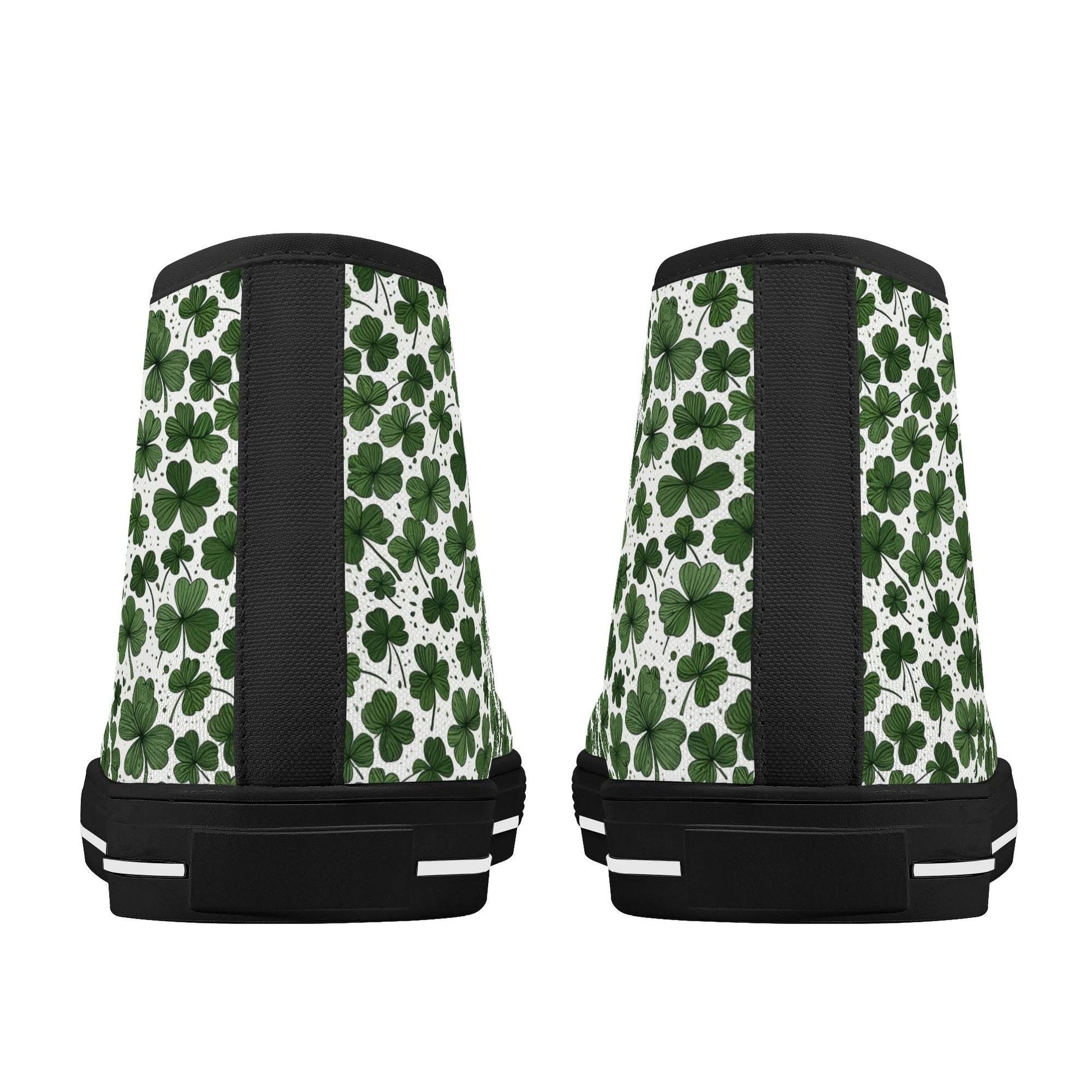 Clovers Women's High Top Canvas Shoes - DeRose Seasonal