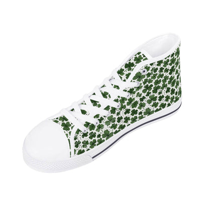 Clovers Women's High Top Canvas Shoes - DeRose Seasonal
