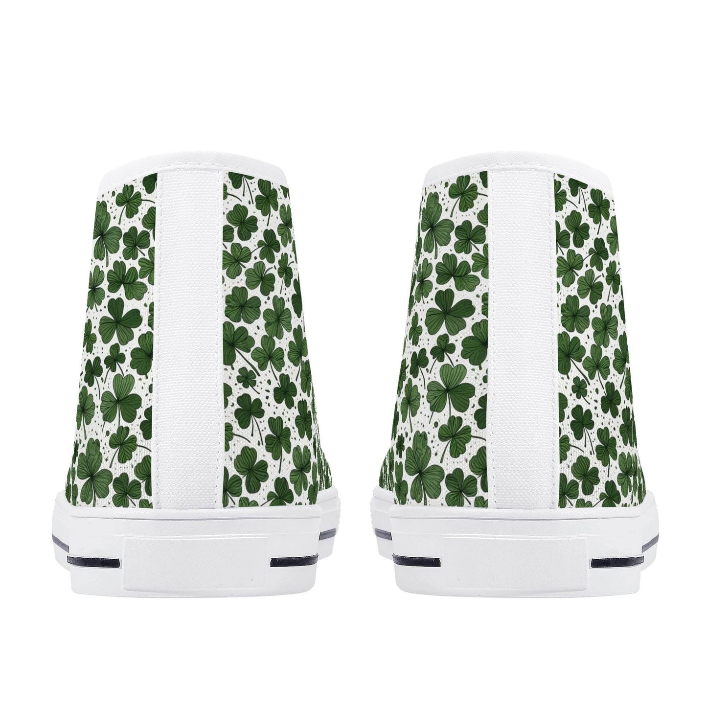 Clovers Women's High Top Canvas Shoes - DeRose Seasonal