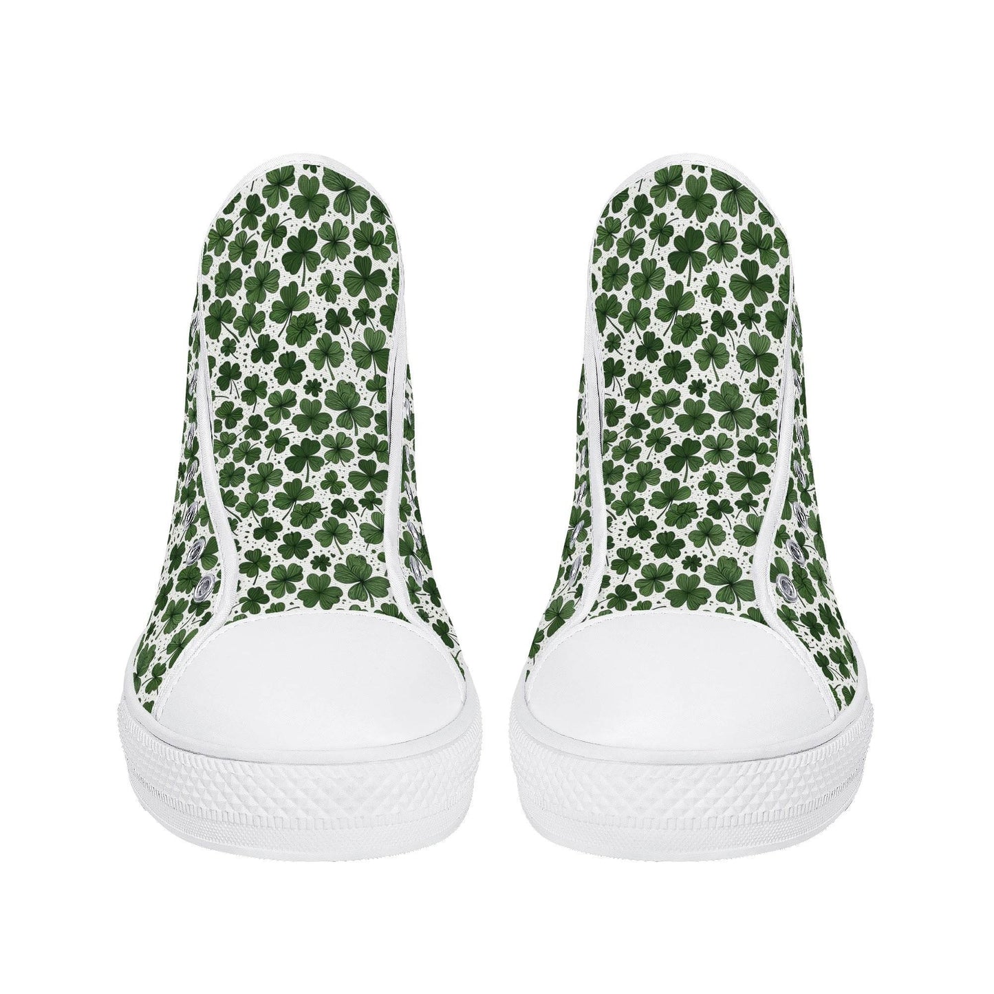 Clovers Women's High Top Canvas Shoes - DeRose Seasonal