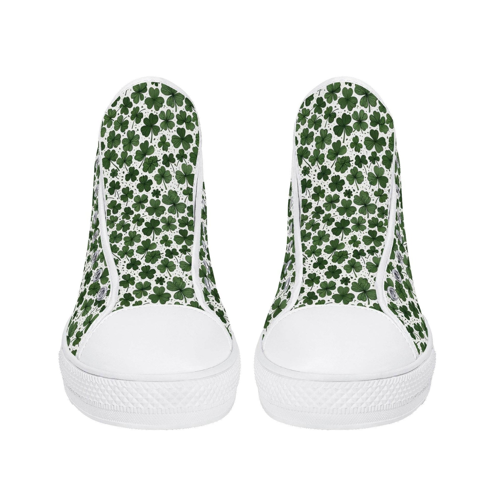 Clovers Women's High Top Canvas Shoes - DeRose Seasonal