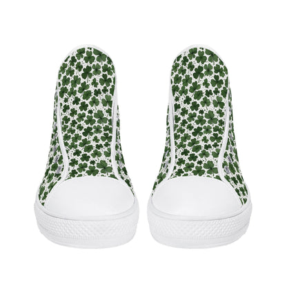 Clovers Women's High Top Canvas Shoes - DeRose Seasonal